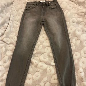 High rise skinny jeans